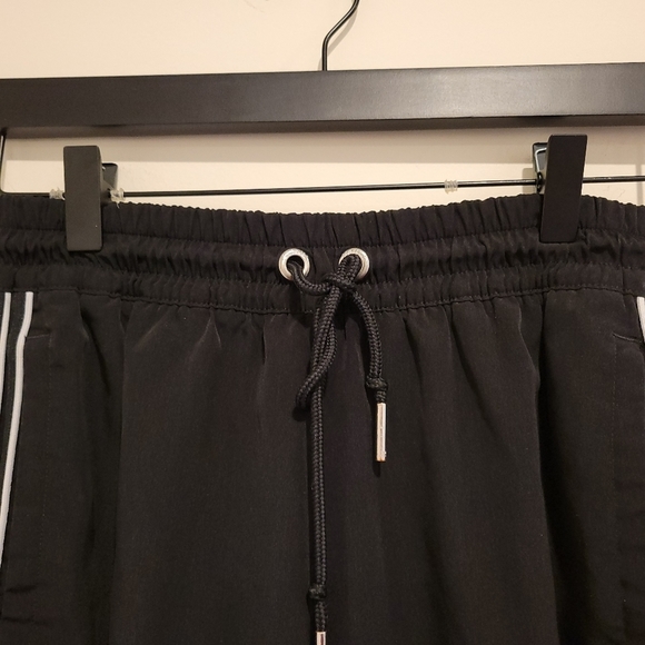 2/$18 Adidas Black Striped Track Running Performance Pants Joggers Extra Small - Picture 3 of 7